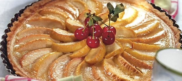 Яблочно-карамельный пирог