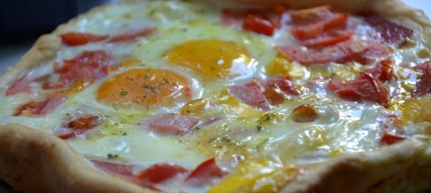 Яичница в тесте