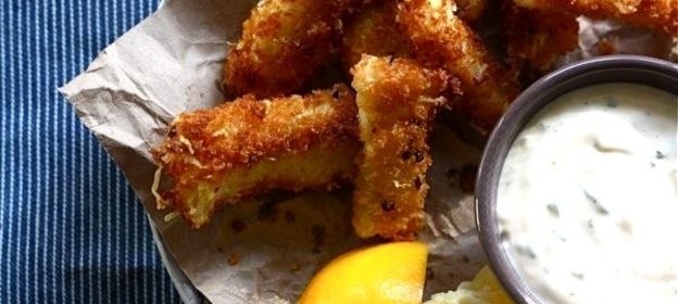 Рыбные палочки с соусом тар-тар