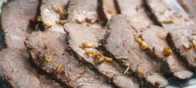 Говяжий ростбиф в маринаде