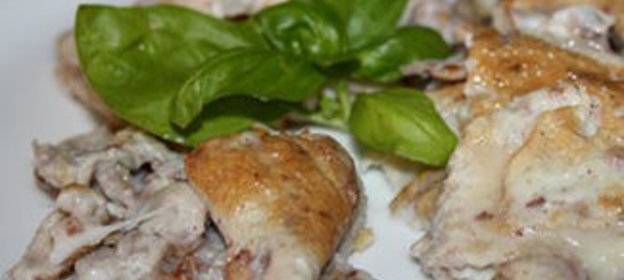 Яичница с грецкими орехами