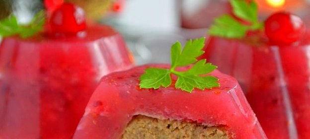 Паштет из гусиной печени в ягодном желе «Праздничный»