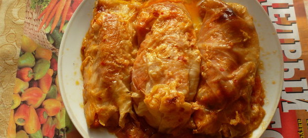 Голубцы с сосисками