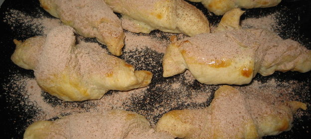 Круасанчики с шоколадом