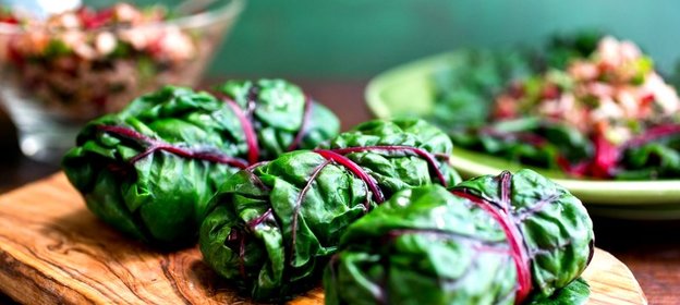 Голубцы из свекольных листьев