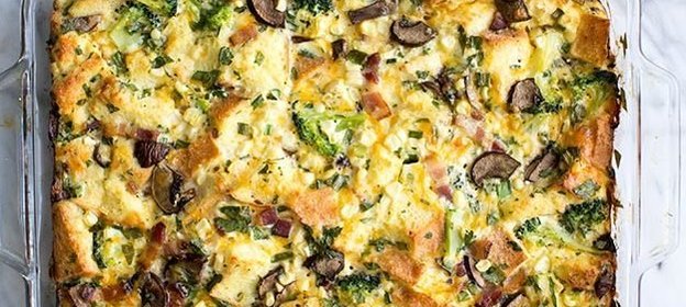 Омлет-запеканка с любимой начинкой