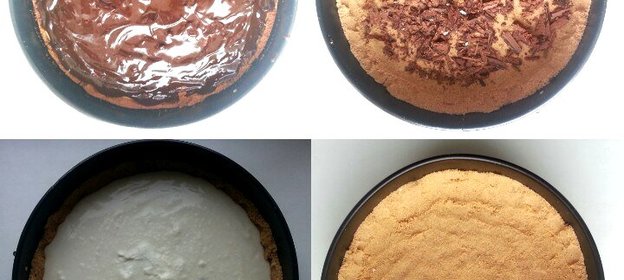 Шоколадно-имбирный чизкейк