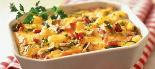 Запеканка с баклажаном