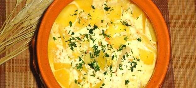 Картофельная запеканка с творогом