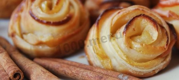 Бездрожжевые булочки из слоеного теста