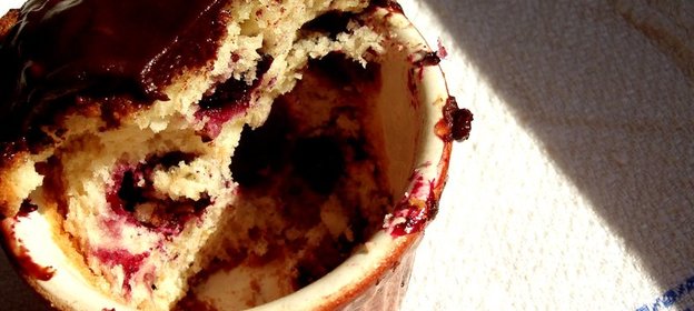 Маффины со смородиной