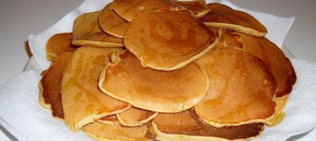 Оладьи с яблоками