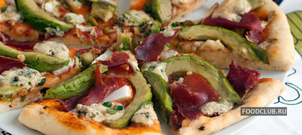 Пицца с авокадо