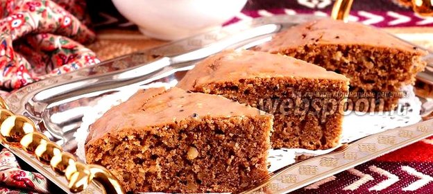Персидский кофейно-ореховый пирог