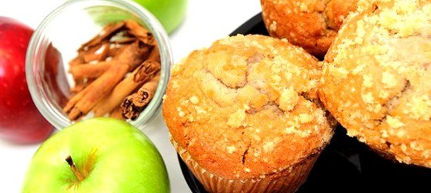 Маффины с яблоками