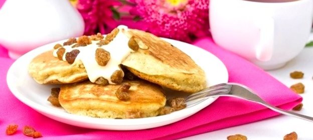 Овсяные оладьи с изюмом