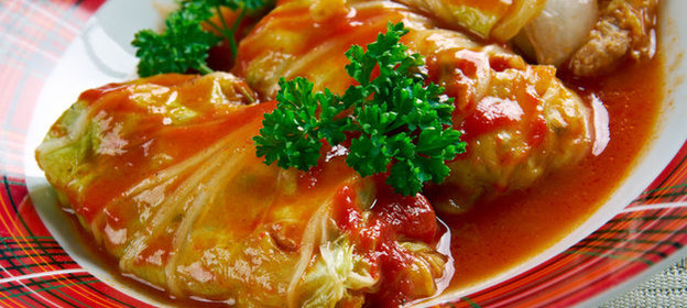 Голубцы с бараниной