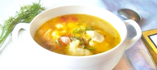 Суп с репой на курином бульоне