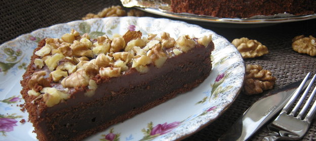 ШОКОладный Торт - Пирог ( Sour Cream and Nut Slice)