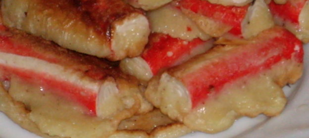 Крабовые палочки в кляре