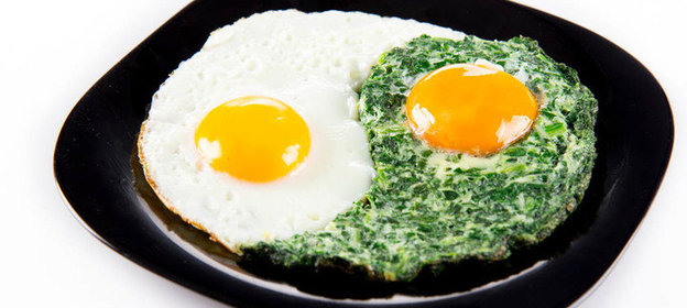 Яичница «Инь-ян»