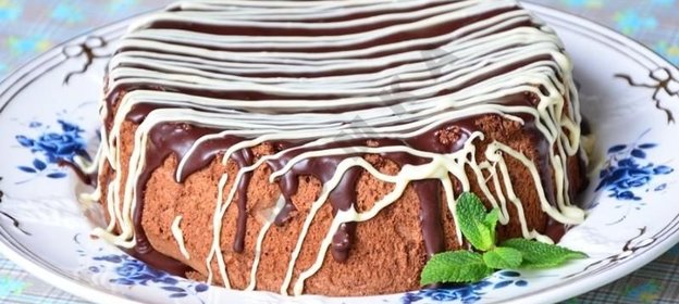 Шоколадный бисквит на белках