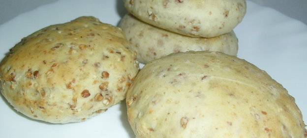 Английские маффины с гречкой