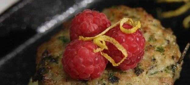 Рисбургер с мятным песто