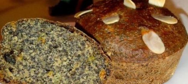 Маффины постные маковые