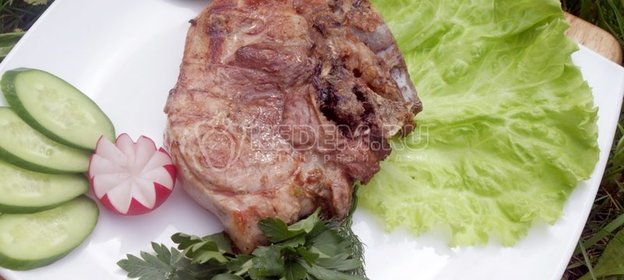 Стейк на гриле