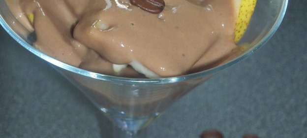 Кофейно-грушевый десерт