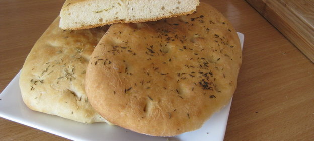 Focaccia- итальянский хлеб- лепёшка