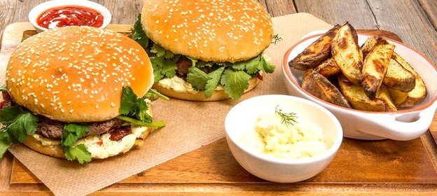 Бургер «Три сыра»