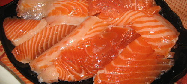 Форель слабосоленая в водке