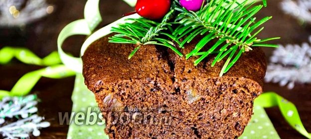 Шоколадный кекс с цикорием