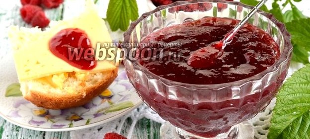Джем из ревеня и малины