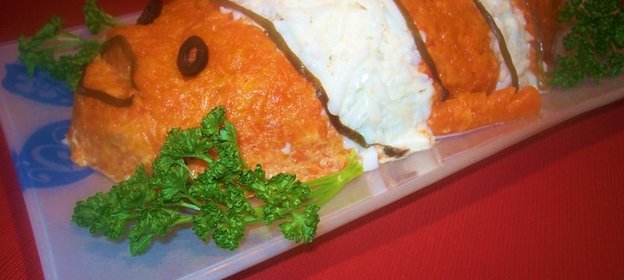 Салат Рыбка Немо или В гостях у сказки