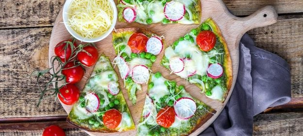 Лепешка с овощами