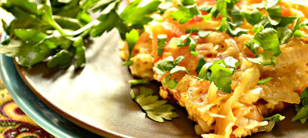 Кукурузные лепешки с творогом