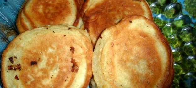 Оладьи с рыбными консервами