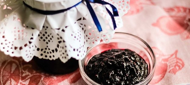 Чернично-малиновый джем