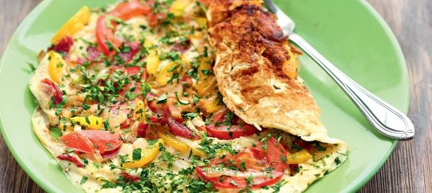 Очень сытная яичница