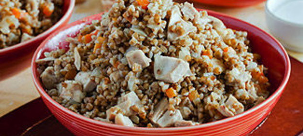 Гречневая каша на курином бульоне в мультиварке