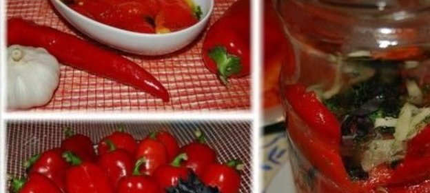 Запеченные перцы в маринаде