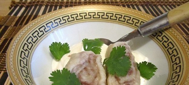 Бульон из баранины с галушками