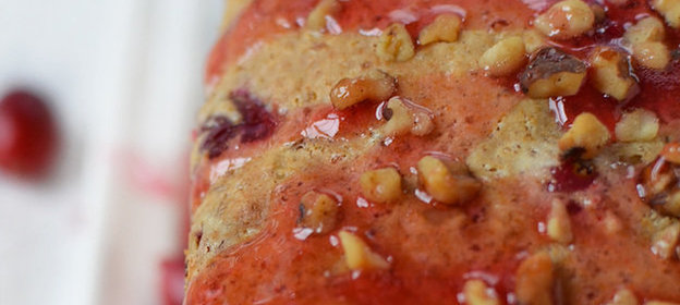 Имбирно-медовый хлеб с клюквой и портвейном