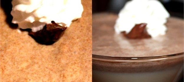 Сливочное суфле из двух шоколадов