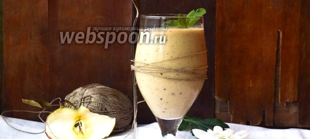 Фруктовый смузи с овсянкой