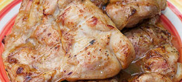 Стейк Паргит в соево-медовом соусе