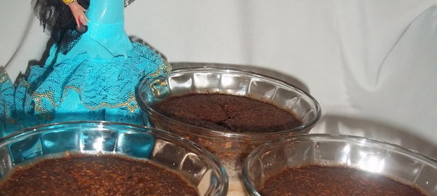 Шоколадное суфле с кокосом